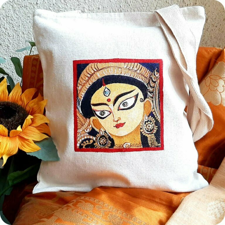 Tote Bag with Maa Durga design