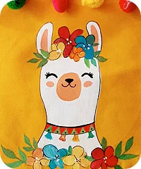 Cute Llama design