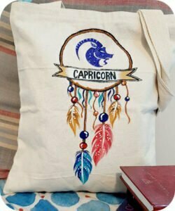 Tote Bag with Capricorn SunSign design